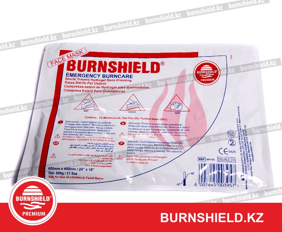 Стерильная повязка Burnshield, для лица, 60 x 40 см